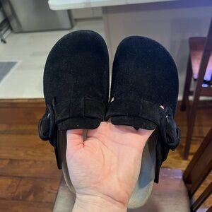 Black Suede Mules & Clogs
